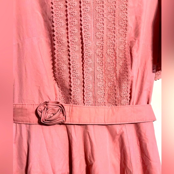 Vintage 1970’s Kate Schorer Originals Women’s Pink Square Dancing Dress Size 18 - Picture 6 of 8